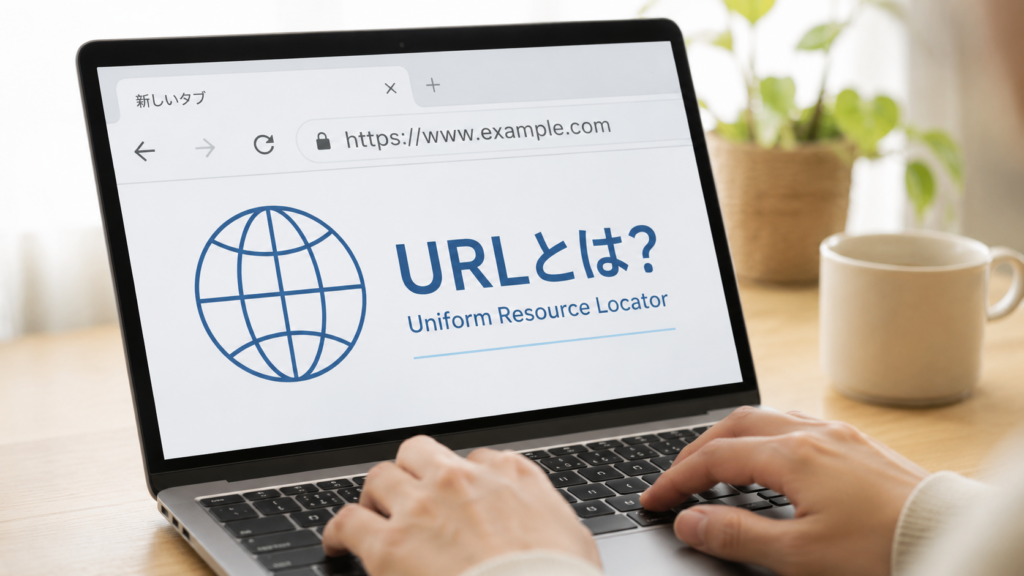 インターネット urとURLの意味を初心者向けに解説するイメージ