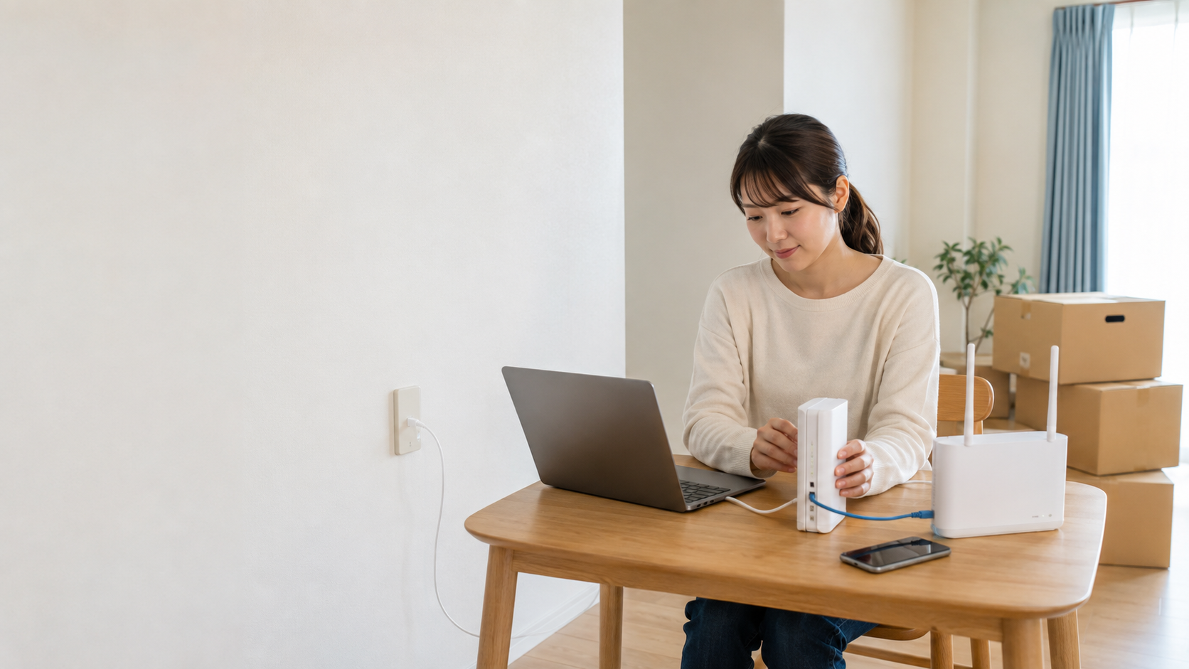 光ファイバー対応の賃貸で入居後にやることとネット開通までの流れ