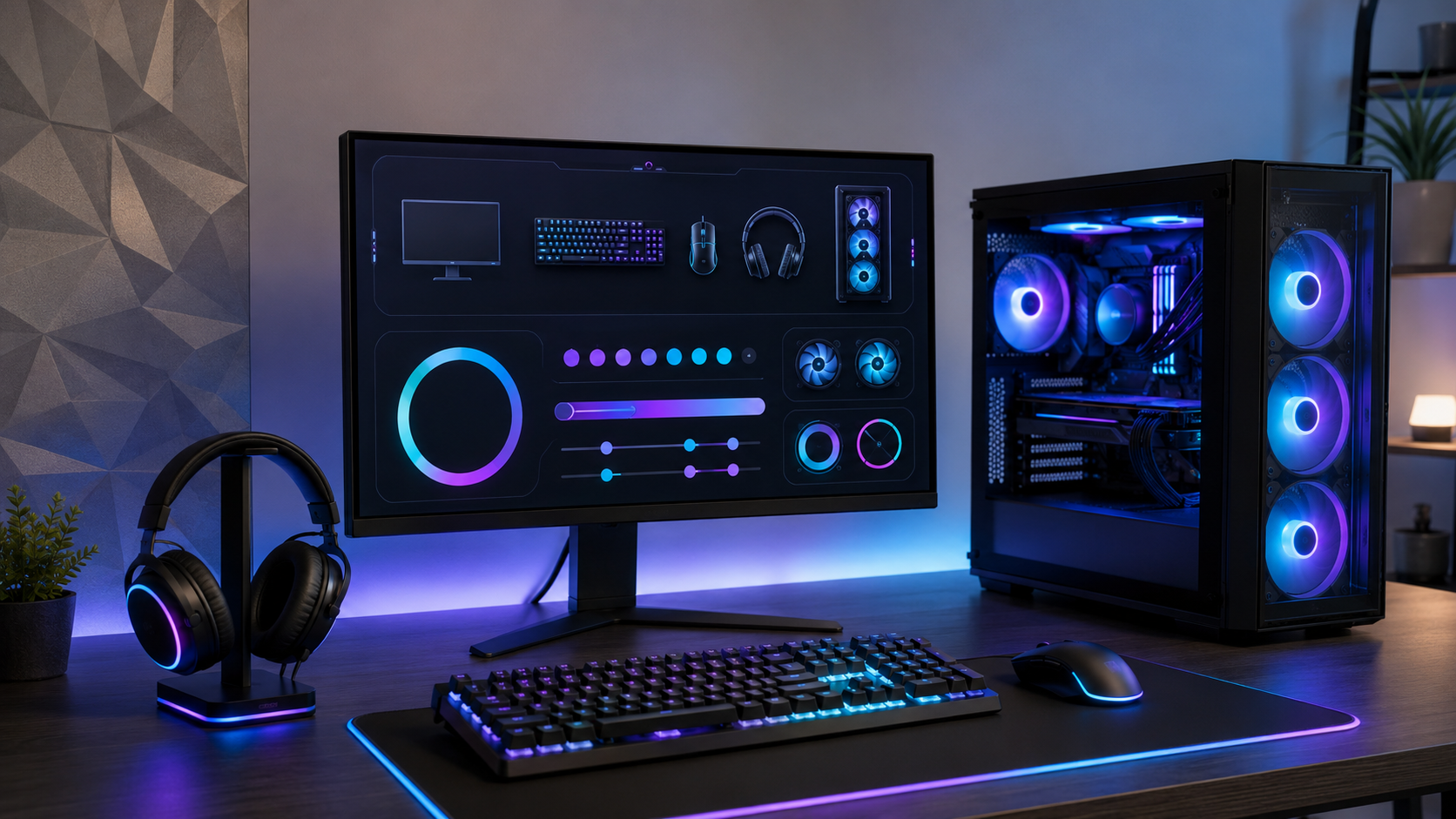 CORSAIR iCUEでRGBデバイスを設定するゲーミングPC環境